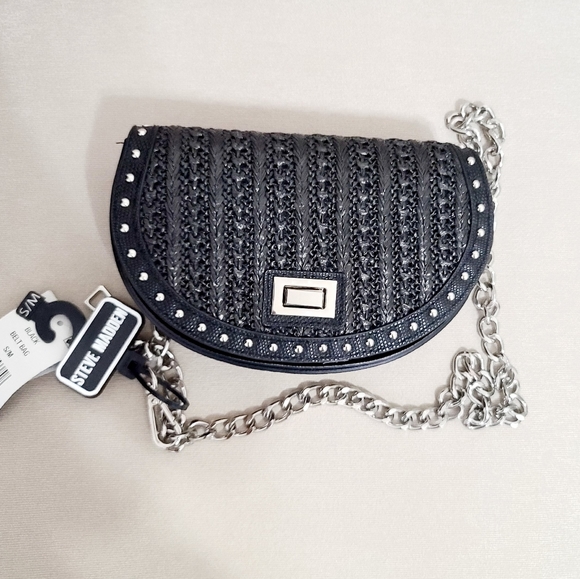 Steve Madden Handbags - Steven Madden Mini Belt bag. Black, New